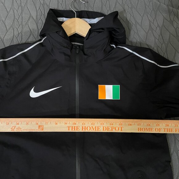 Nike Pro Elite Cote Divoire Team Issue Running Storm Rain Jacket Men's L NEW - Picture 4 of 13